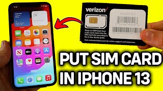 UPDATED 2024 How To Put SIM Card In iPhone 13Mini [upl. by Hite321]