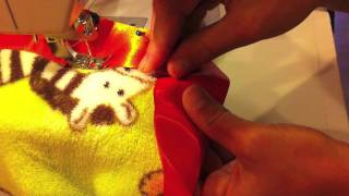 How to sew satin binding on a blanket [upl. by Affra534]