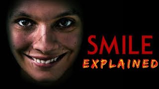 SMILE  MOVIE EXPLAINED  HORROR  HINDI ragamovieexplained [upl. by Airdnal]