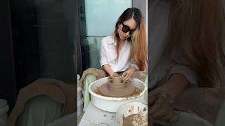 Making a double walled ceramic cup ceramics pottery doublewallcup [upl. by Namzaj]