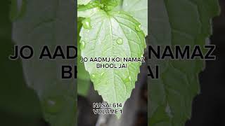 NAMAZ KA BHOOL JANA NASAI614 yt shortsviral new [upl. by Jayne]