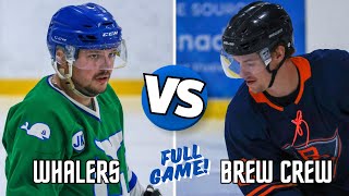 Full Game 2  Whalers vs Brew Crew [upl. by Enomes437]