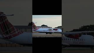 Plane up Close planespotting planespotter plane aviation loganair nikonz6iii [upl. by Ziana470]