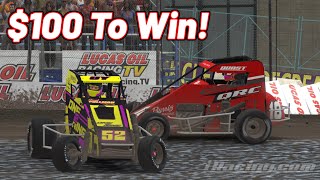 The First Ever iRacing THR Sim Chili Bowl 100 To Win [upl. by Pozzy]