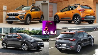 2021 Dacia Sandero Stepway vs 2021 Kia Stonic technical comparison DaciaSanderoStepway KiaStonic [upl. by Eeliak]