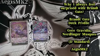 CardFight ヴァンガード Gore Gravidia Nordlinger Masques deck profile [upl. by Grae463]