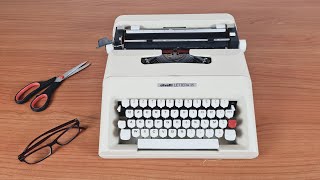 The Olivetti Lettera 35 of Luana Video N° 107 [upl. by Remled153]