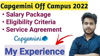 Capgemini Off Campus Recruitment for 2022 Batch  Salary Package Eligible Criteria My Experience [upl. by Llebpmac]