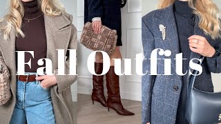 Chic Casual amp Smart Casual Fall Outfit Ideas  Fall Lookbook [upl. by Tnecniv995]