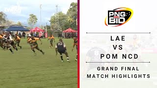 Lae vs Pom NCD  PNG NRL Bid  Match Highlights  Day 2  Grand Final [upl. by Atkins530]