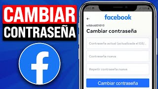 Cómo CAMBIAR la CONTRASEÑA de FACEBOOK 2024 ✅ [upl. by Crain804]