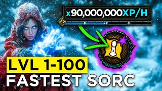 Lunar Awakening Speed LvL 1100  Fastest Sorc in Season 3 Diablo 4 [upl. by Arakal]