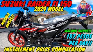 SUZUKI RAIDER FI 150 2024  PRICE UPDATE  INSTALLMENT [upl. by Plusch]