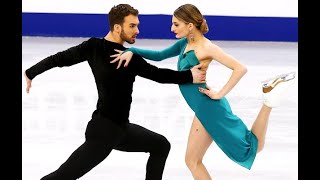 2019 World Championship Gabriella PAPADAKIS Guillaume CIZERON Rhythm Dance Tango [upl. by Einehpets]