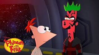 Sith Ferb vs Phineas  Phineas and Ferb  Disney XD [upl. by Zenda]