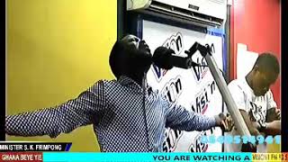 SK FRIMPONG POWERFUL LIVE WORSHIPVISION1 FM [upl. by Gayel455]