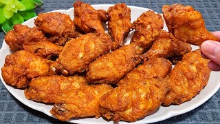 The Best Fried Chicken Wings Youll Ever Make You will cook it again amp again🔥😲  2 RECIPES [upl. by Calandra]