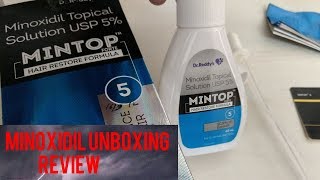 mintop minoxidel unboxing and Review in hindi  Hair Loss Treatment  How to Use Minoxidil [upl. by Virge]