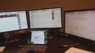 MacBook Pro 13quot 3 External Monitors [upl. by Lacagnia]