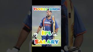 Yuvraj Singh IPL Salary All Season shorts cricket ipl cricketshorts trending viral [upl. by Dare]