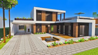 Minecraft  Construindo uma Mansão Moderna 2  Manyacraft [upl. by Jurkoic815]