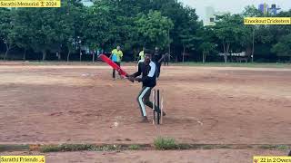 Loosers Madras 11’s🏏 vs Sarathi Friends KNFC🏏  Sarathi Memorial 🏆 2024 cricketplayer [upl. by Nosle]