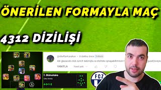 ÖNERİLEN FORMAYLA MAÇLAR  FARKLI 4312 DİZİLİŞİ ve ZURİCH FC FORMALARI  eFootball 2024 Mobile [upl. by Oilicec]