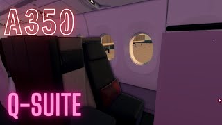 QATAR AIRWAYS  QSUITE  ROBLOX [upl. by Ecirted]