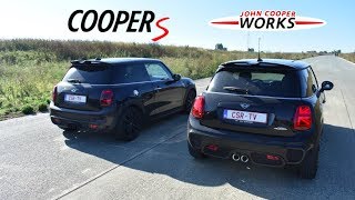 MINI JCW VS MINI Cooper S [upl. by Felita573]