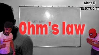 Ohms law  Electricity  Class 10  NODOUBT CLASSES [upl. by Jamnes]