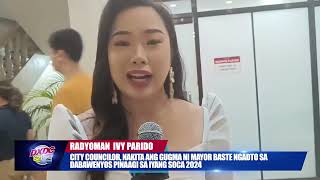 CITY COUNCILOR NAKITA ANG GUGMA NI MAYOR BASTE NGADTO SA DABAWENYOS PINAAGI SA IYANG SOCA 2024 [upl. by Lanni]