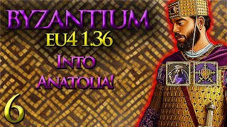 Into Anatolia  Byzantium Lets Play  EU4 136  Part 6 [upl. by Benjy]