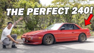 The s13 240sx Gets the Perfect Stance New Wheels [upl. by Welcy]