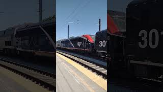 Amtrak 11 Coast Starlight Triple Header at San Jose Diridon Station [upl. by Ecirtak]