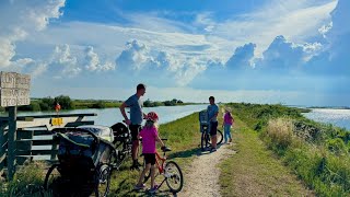 Trasa rowerowa LArgine degli Angeli Camping Mare e Pineta Lido di spina Comacchio Bellocchio [upl. by Norehs556]