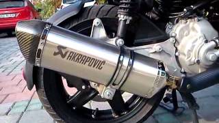 Gilera Nexus 300ie Akrapovic [upl. by Hollyanne578]