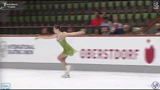 Isabeau Levito FS Nebelhorn Trophy 2024 [upl. by Srednas]