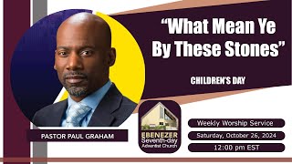 Ebenezer SDA Church Weekly Stream  October 19 2024 [upl. by Jeralee]