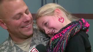 Soldiers coming home Marine surprises parents at dinner [upl. by Eek901]