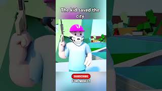 Save a child or a whole city from zombies🧟‍♀️ Roblox animation shorts roblox animation [upl. by Tifanie428]