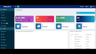 Billing Book Advanced POS Inventory Accounting Warehouse Multi Users VAT tax using Php Mysql [upl. by Ogdon]