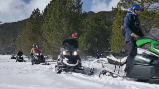 Motos de nieve por Grandvalira [upl. by Auqinimod]