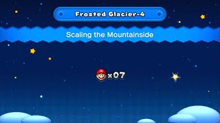 New Super Mario Bros U Deluxe Frosted Glacier4 Scaling the Mountainside [upl. by Aaren]