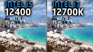 Intel i5 12400 vs i7 12700K Benchmarks – 15 Tests 🔥 [upl. by Brody]