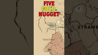 RDR 2 Five Gold Nugget Location Guide  shorts rdr2 reddeadredemption [upl. by Nahshun]