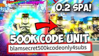 500k CODE New FREE UNIT Hol Horse 6 Star Has OP SPA  Blams 500k Code Reveal [upl. by Kienan]