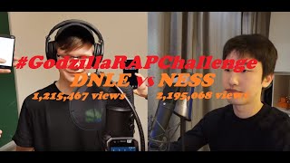 Godzilla challenge rap battle  Eminem NESS vs DNLE [upl. by Aerdnaz]