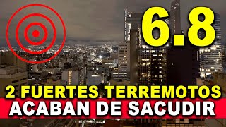 Hace 5 minutos 2 fuertes terremotos acaban de sacudir 68 y 62 Tiembla la tierra fuerte hoy [upl. by Kcired]