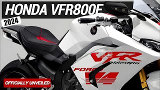 2024 ALL NEW HONDA VFR800F INTERCEPTOR V4  NEW TROUBLE FOR Ducati SUPER SPORT V4 [upl. by Mallorie]