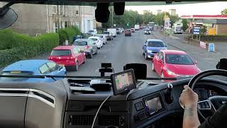 LGVHGV Cockpit View Leaving Bishopbriggs in Glasgow Scotland [upl. by Healey621]